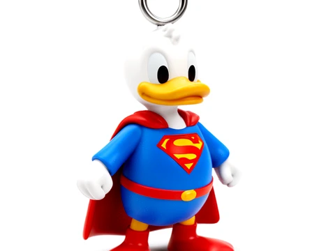 Figura do anel do Superman do Pato Donald Modelo 3D