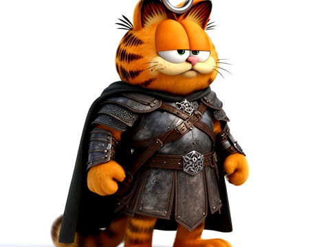 Garfield Aragorn Ring Figure 3D Model