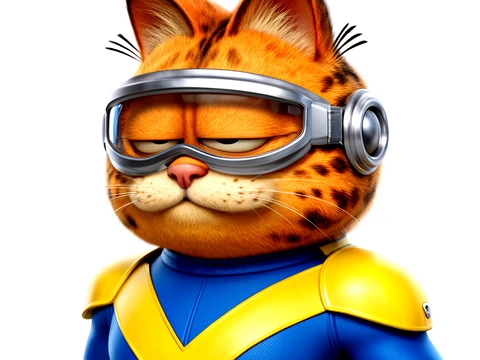 Garfield Cyclops Ring Figure 3D Model