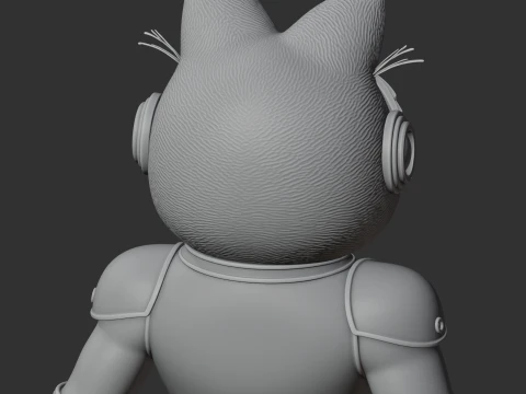 Garfield Cyclops Ring Figure 3D Model
