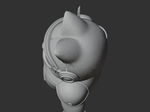 Garfield Cyclops Ring Figure 3D Model