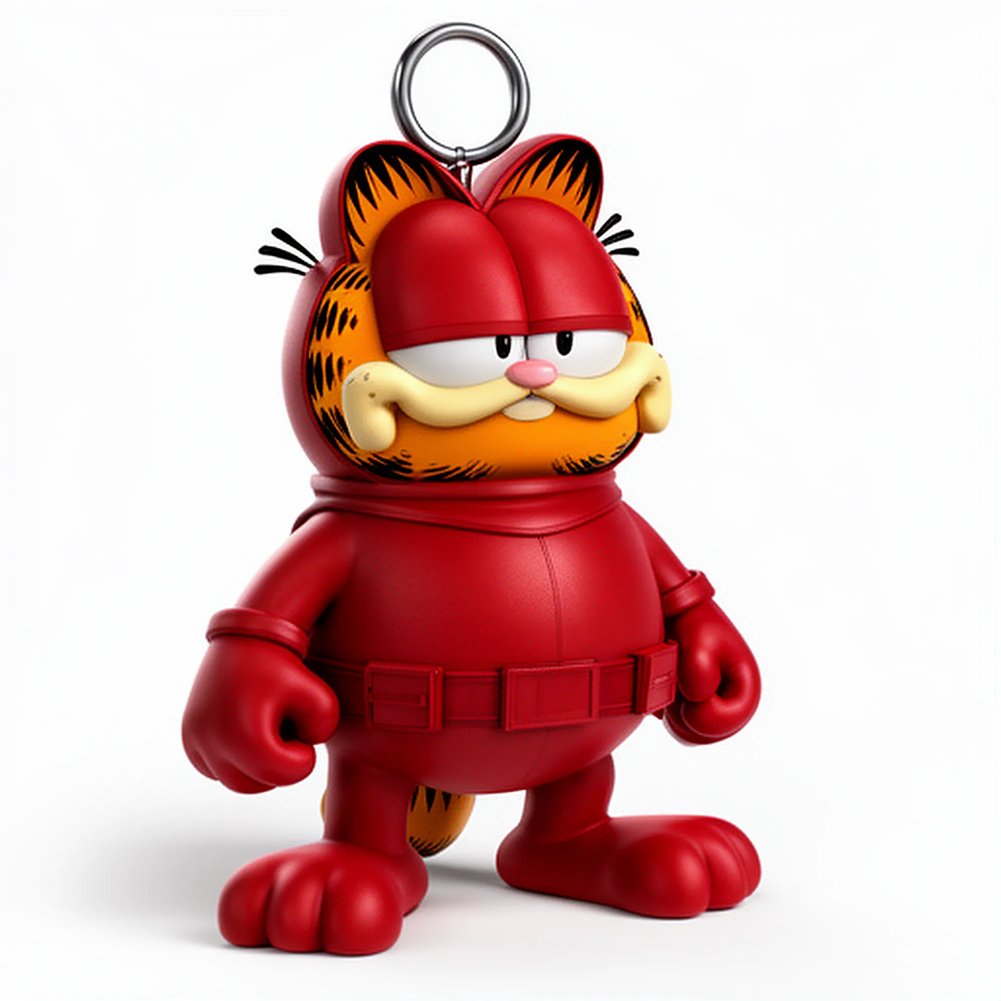 Garfield Daredevil Ring Figure 3D Model .c4d .max .obj .3ds .fbx .stl .blend 