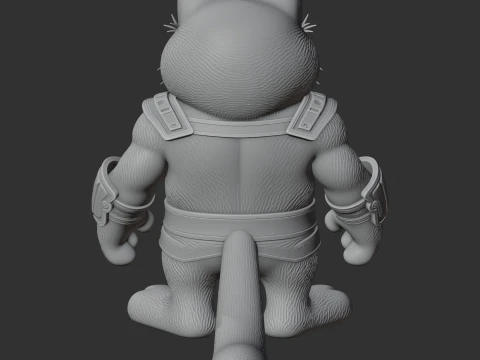Garfield Drax Ring Figure 3D Model