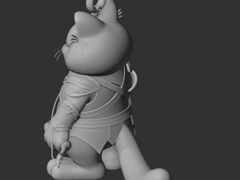 Garfield Legolas Ring Figure 3D Model