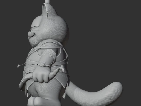 Garfield Legolas Ring Figure 3D Model