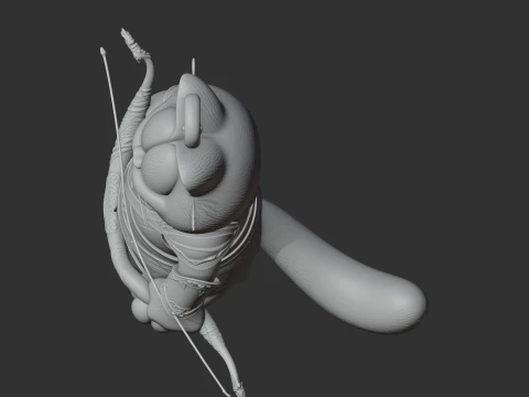 Garfield Legolas Ring Figure 3D Model