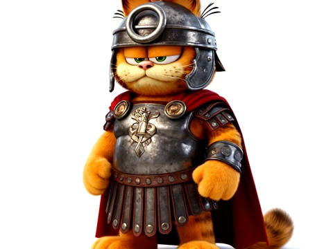 Garfield Maximus Ring Figure 3D Model