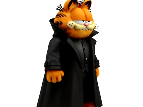 Garfield Morpheus Ring Figure 3D Model