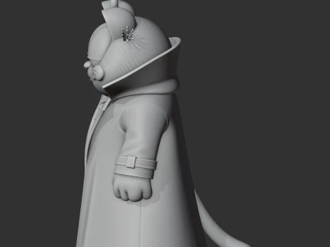 Garfield Morpheus Ring Figure 3D Model