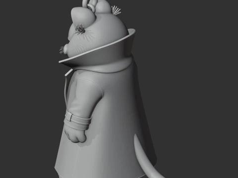 Garfield Morpheus Ring Figure 3D Model