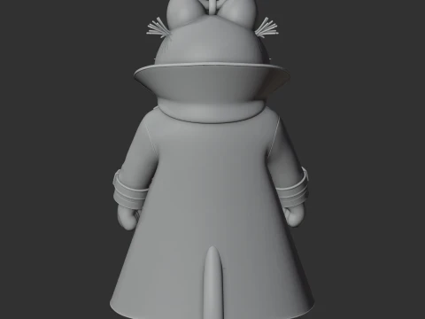 Garfield Morpheus Ring Figure 3D Model