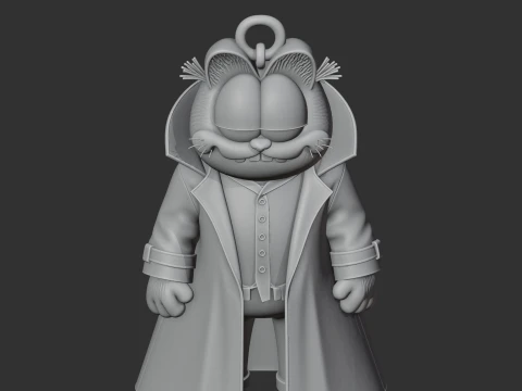 Garfield Morpheus Ring Figure 3D Model
