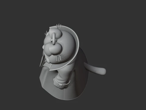 Garfield Morpheus Ring Figure 3D Model