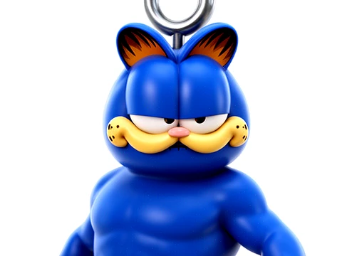 Garfield Nightcrawler Ring Figure 3D Model