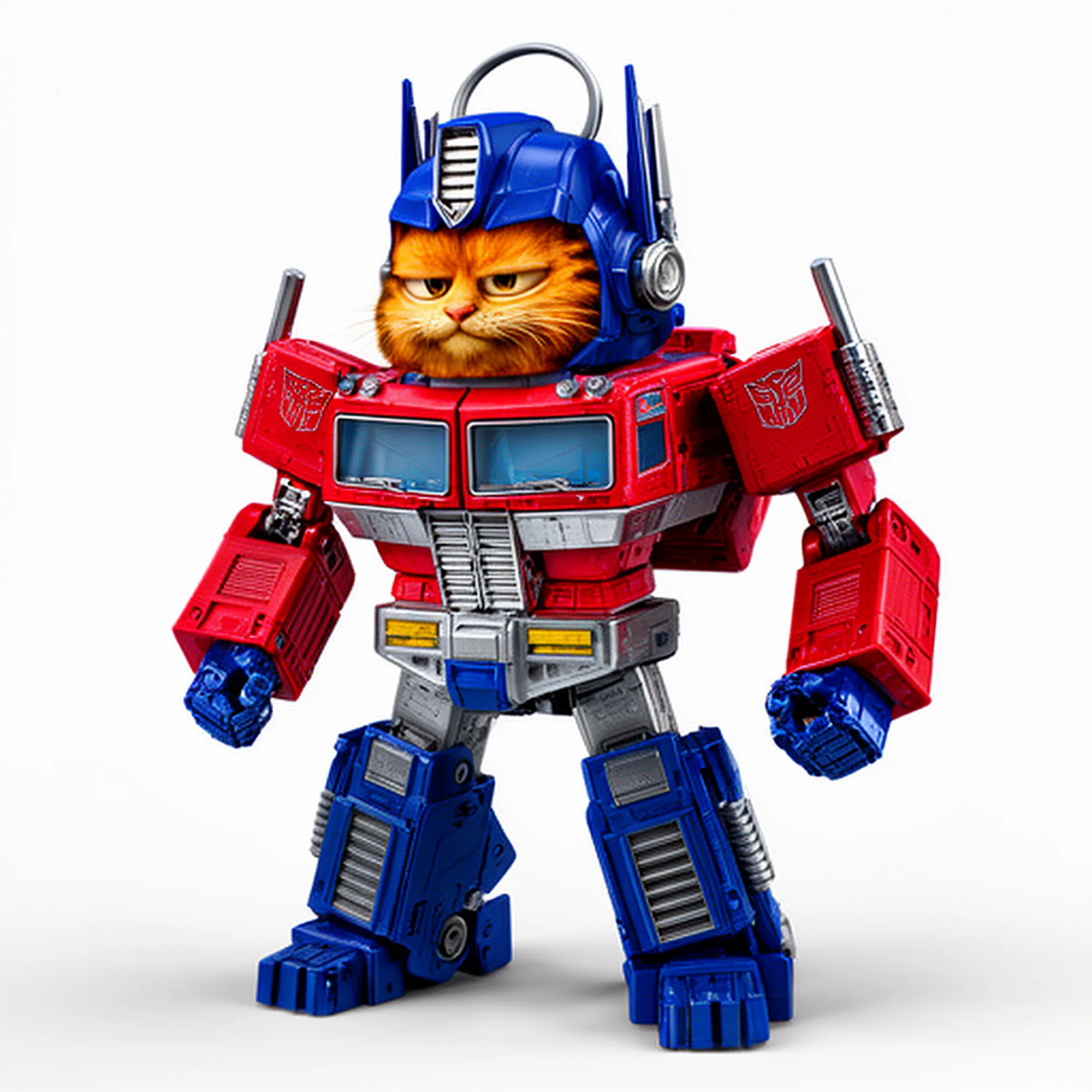 Garfield Optimus Prime Ring Figure 3D Model .c4d .max .obj .3ds .fbx .stl .blend 