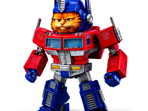 Garfield Optimus Prime Ring Figure 3D 모델