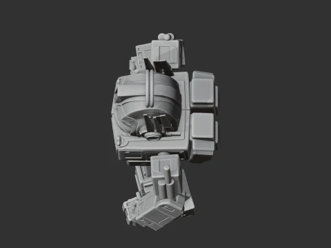 Garfield Optimus Prime Ring Figure 3D Model