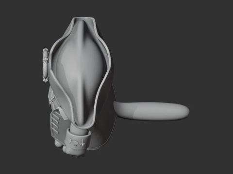 Garfield Pirate Ring Figure 3D Model