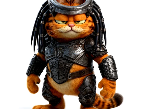 Garfield Predator Ring Figure 3D Model