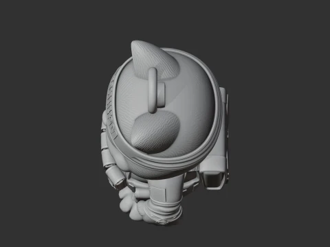 Garfield Rambo Ring Figure 3D Model