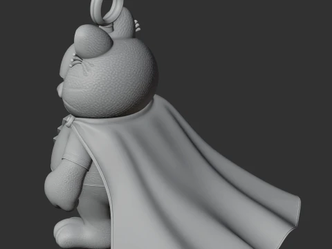 Garfield Shazam Ring Figure 3D Model