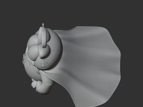 Garfield Shazam Ring Figure 3D Model
