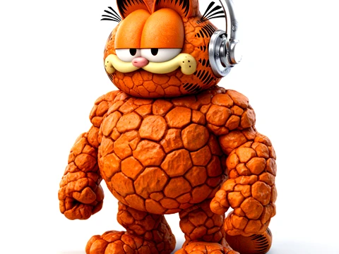 Garfield Thing Ring Figure 3D Model