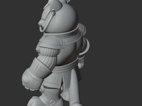 Garfield Thanos Ring Figure 3D Model