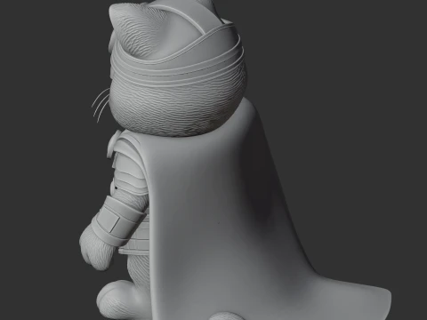 Garfield Thor Ring Figure 3D Model