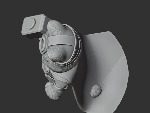 Garfield Thor Ring Figure 3D Model