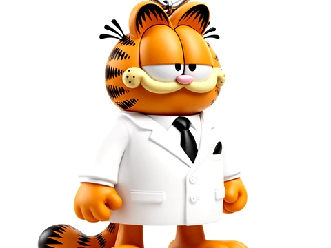 Garfield Tony Montana Ring Figure 3D Model