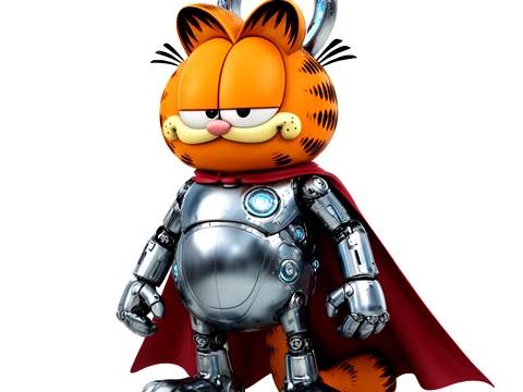Garfield Vision Ring Figure 3D Model