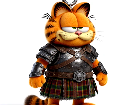 Garfield William Wallace Ring Figure 3D Model