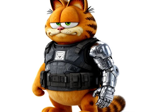 Garfield Winter Soldier Ring Figure 3D Model