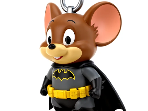 Jerry Mouse Batman Ring Figure 3D Model