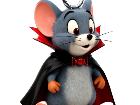 Jerry Mouse Dracula Ring Figure 3D Model