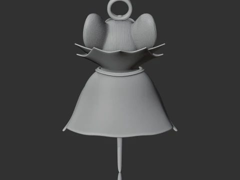 Jerry Mouse Dracula Ring Figure 3D Model