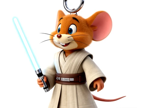 Jerry Mouse Jedi Ring Figure 3D 모델
