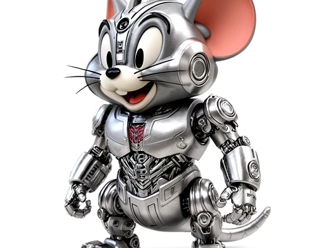 Jerry Mouse Megatron Ring Figure 3D Model
