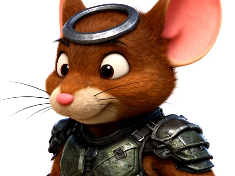 Jerry Mouse Predator Ring Figure 3D Model