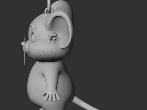 Jerry Mouse Spider-Man Ring Figure 3D Model
