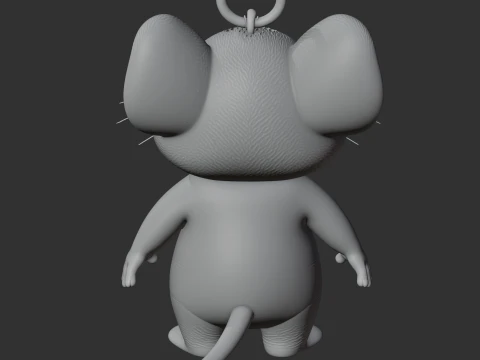 Jerry Mouse Spider-Man Ring Figure 3D Model