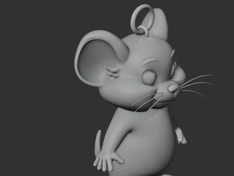Jerry Mouse Spider-Man Ring Figure 3D Model