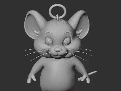 Jerry Mouse Spider-Man Ring Figure 3D Model