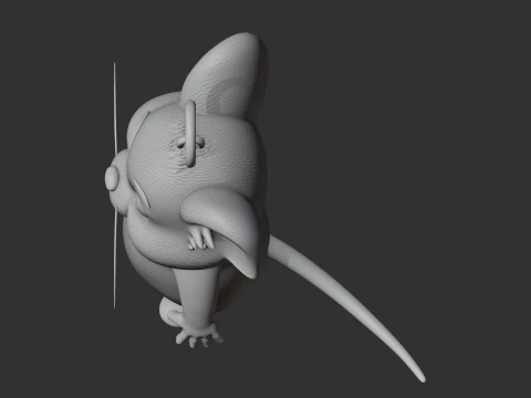Jerry Mouse Spider-Man Ring Figure 3D Model