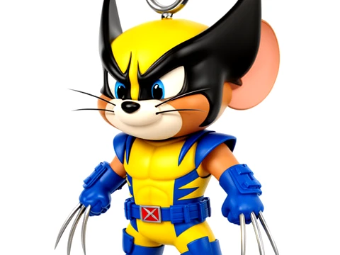 Jerry Mouse Wolverine Ring Figure 3D Model