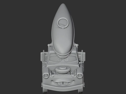 Mater Alien Xenomorph Ring Figure 3D Model