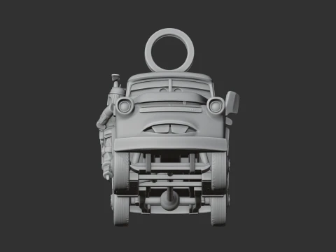 Mater Boba Fett Ring Figure 3D Model