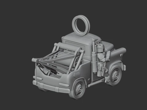 Mater Boba Fett Ring Figure 3D Model