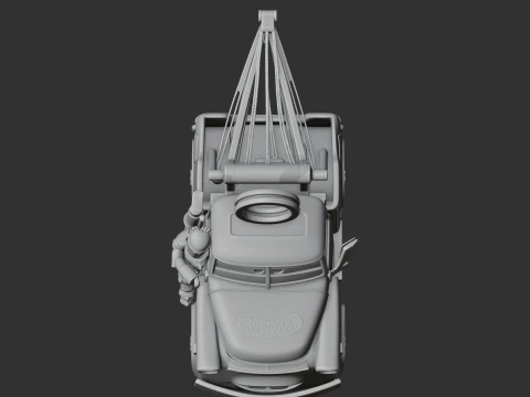 Mater Boba Fett Ring Figure 3D Model